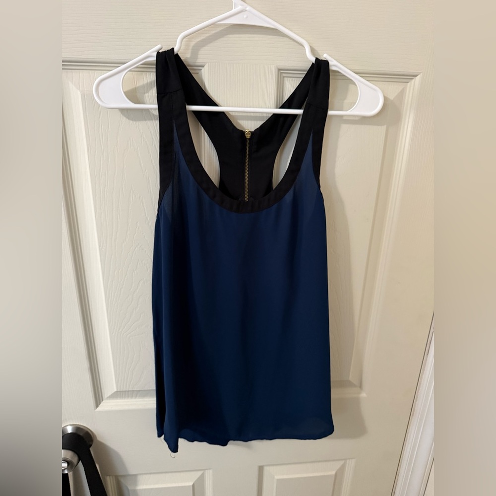 Express Black and Blue Women's Tank Top